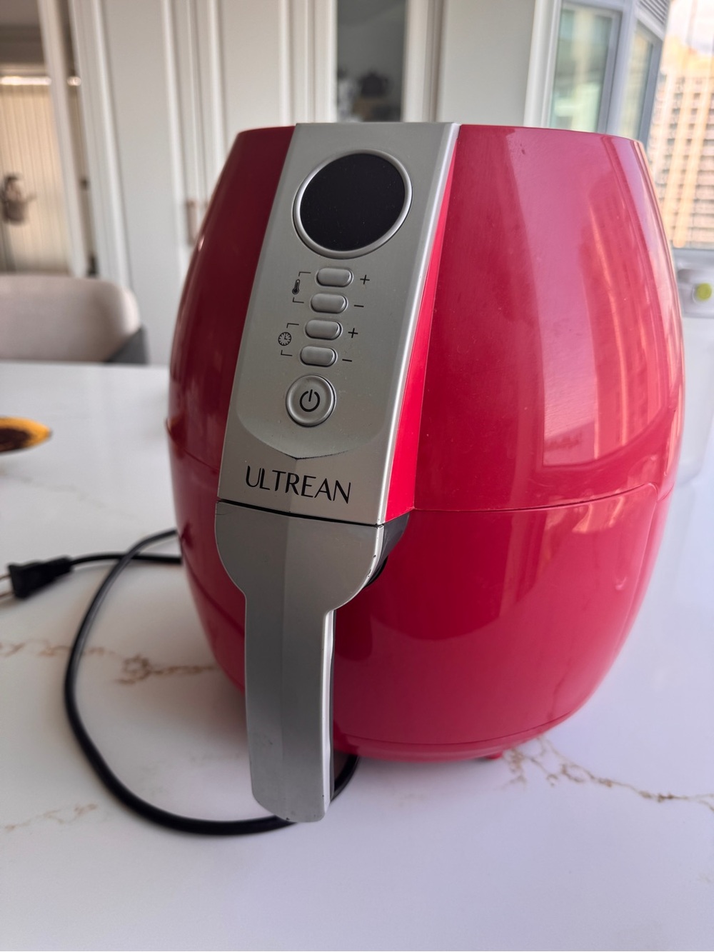 Pink Air Fryer - Compact Portable Kitchen Cooker